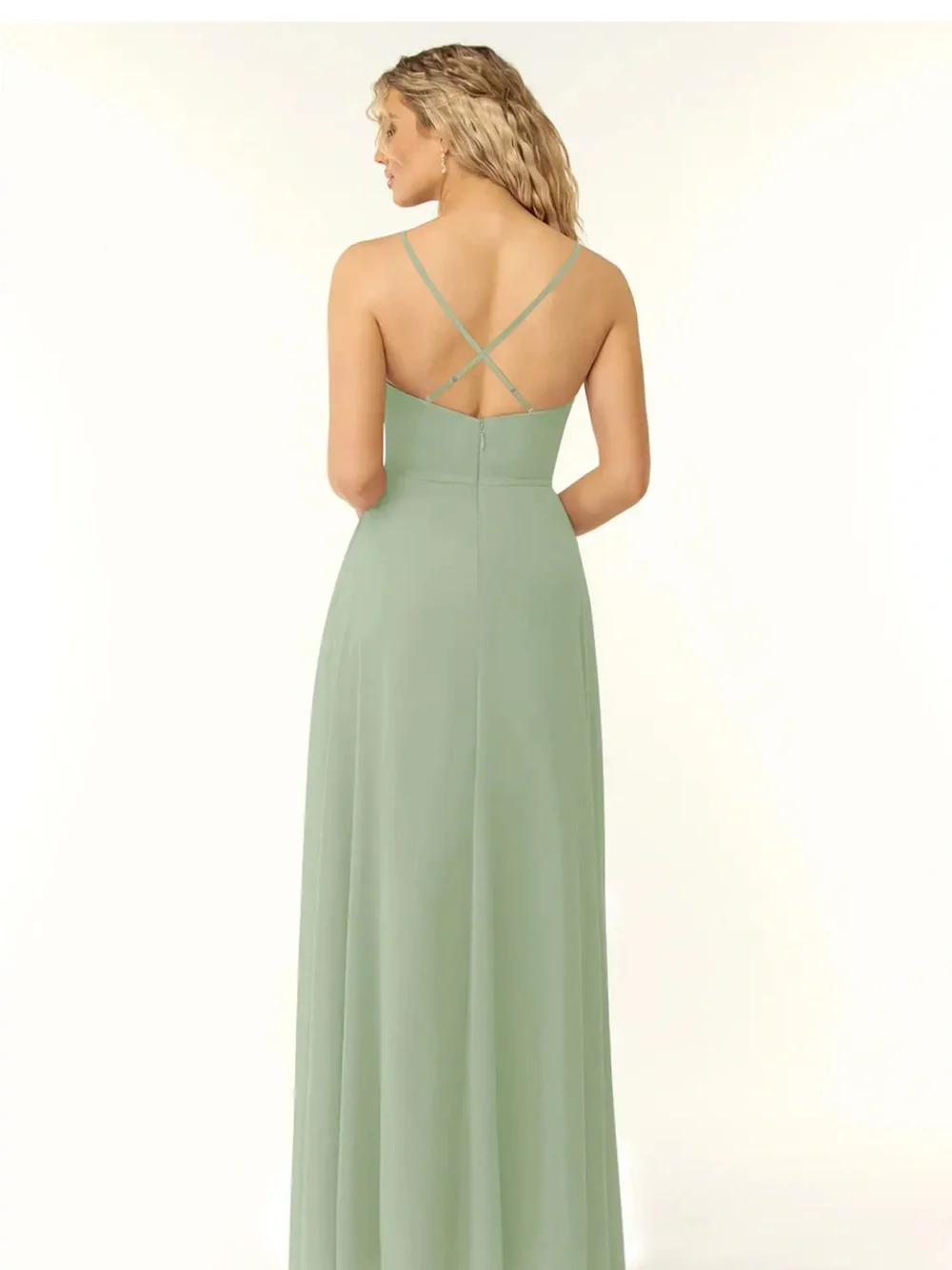 Azazie sage green